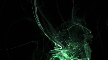 Fantezi kaotik renkli fraktal desen. Soyut Fraktal şekiller. 3D render resimde arka plan veya duvar kağıdı