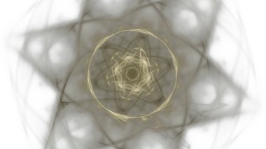 Fantezi kaotik renkli fraktal desen. Soyut Fraktal şekiller. 3D render resimde arka plan veya duvar kağıdı