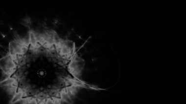 Fantezi kaotik renkli fraktal desen. Soyut Fraktal şekiller. 3D render resimde arka plan veya duvar kağıdı