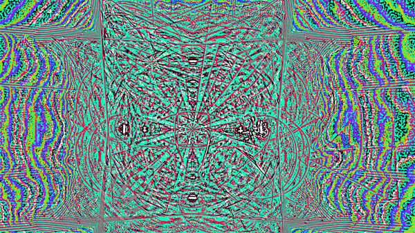 Fantasie chaotische kleurrijke fractale patroon. Abstracte fractale vormen. 3D rendering afbeelding achtergrond of behang — Stockfoto