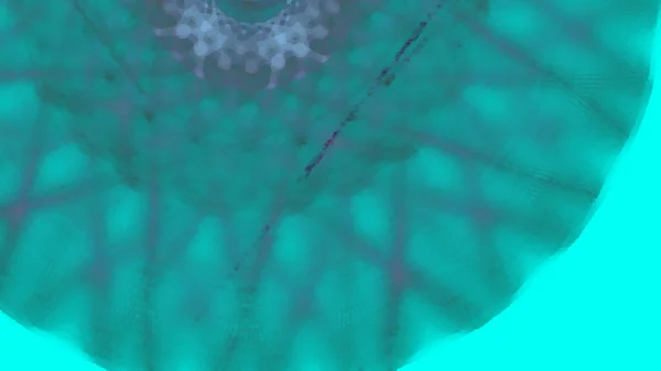 Fantezi kaotik renkli fraktal desen. Soyut Fraktal şekiller. 3D render resimde arka plan veya duvar kağıdı