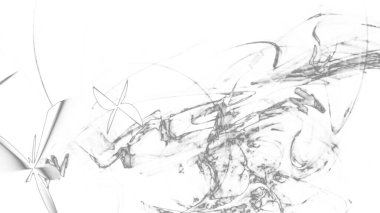 Fantezi kaotik renkli fraktal desen. Soyut Fraktal şekiller. 3D render resimde arka plan veya duvar kağıdı