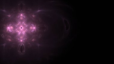 Fantezi kaotik renkli fraktal desen. Soyut Fraktal şekiller. 3D render resimde arka plan veya duvar kağıdı