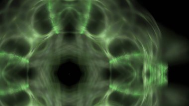 Fantezi kaotik renkli fraktal desen. Soyut Fraktal şekiller. 3D render resimde arka plan veya duvar kağıdı