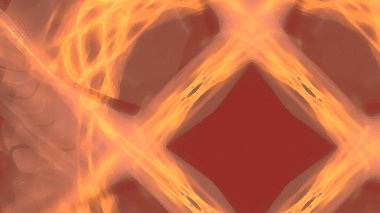 Fantezi kaotik renkli fraktal desen. Soyut Fraktal şekiller. 3D render resimde arka plan veya duvar kağıdı