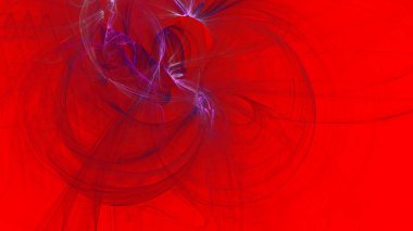 Fantezi kaotik renkli fraktal desen. Soyut Fraktal şekiller. 3D render resimde arka plan veya duvar kağıdı