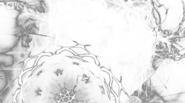 Fantezi kaotik renkli fraktal desen. Soyut Fraktal şekiller. 3D render resimde arka plan veya duvar kağıdı