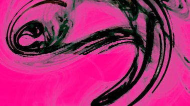 Fantezi kaotik renkli fraktal desen. Soyut Fraktal şekiller. 3D render resimde arka plan veya duvar kağıdı