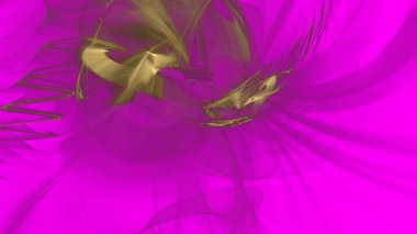 Fantezi kaotik renkli fraktal desen. Soyut Fraktal şekiller. 3D render resimde arka plan veya duvar kağıdı