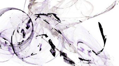 Fantezi kaotik renkli fraktal desen. Soyut Fraktal şekiller. 3D render resimde arka plan veya duvar kağıdı