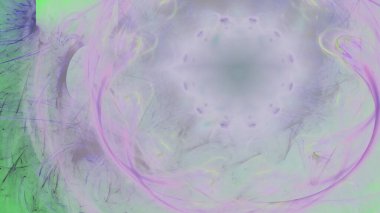 Fantezi kaotik renkli fraktal desen. Soyut Fraktal şekiller. 3D render resimde arka plan veya duvar kağıdı