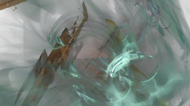 Fantezi kaotik renkli fraktal desen. Soyut Fraktal şekiller. 3D render resimde arka plan veya duvar kağıdı