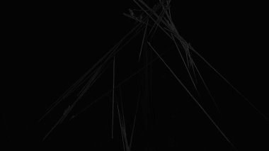 Fantezi kaotik renkli fraktal desen. Soyut Fraktal şekiller. 3D render resimde arka plan veya duvar kağıdı