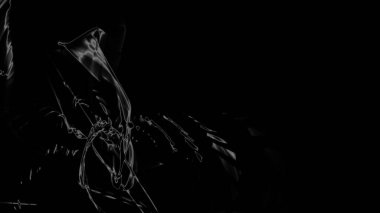 Fantezi kaotik renkli fraktal desen. Soyut Fraktal şekiller. 3D render resimde arka plan veya duvar kağıdı