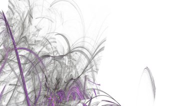 Fantezi kaotik renkli fraktal desen. Soyut Fraktal şekiller. 3D render resimde arka plan veya duvar kağıdı