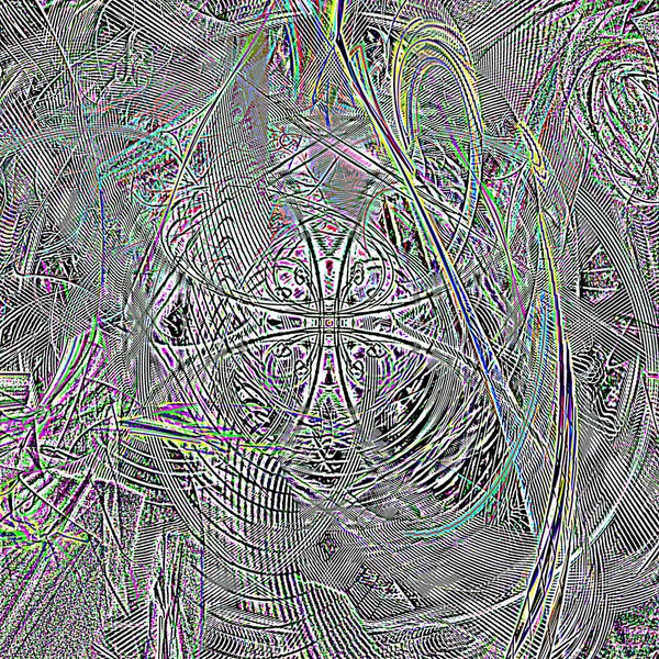 Fantasie chaotische kleurrijke fractale patroon. Abstracte fractale vormen. 3D rendering afbeelding achtergrond of behang — Stockfoto