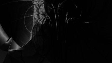 Fantezi kaotik renkli fraktal desen. Soyut Fraktal şekiller. 3D render resimde arka plan veya duvar kağıdı