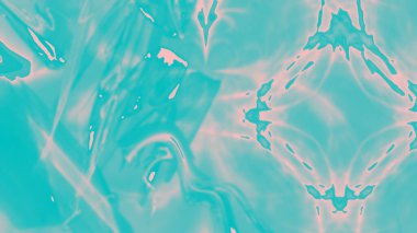 Fantezi kaotik renkli fraktal desen. Soyut Fraktal şekiller. 3D render resimde arka plan veya duvar kağıdı