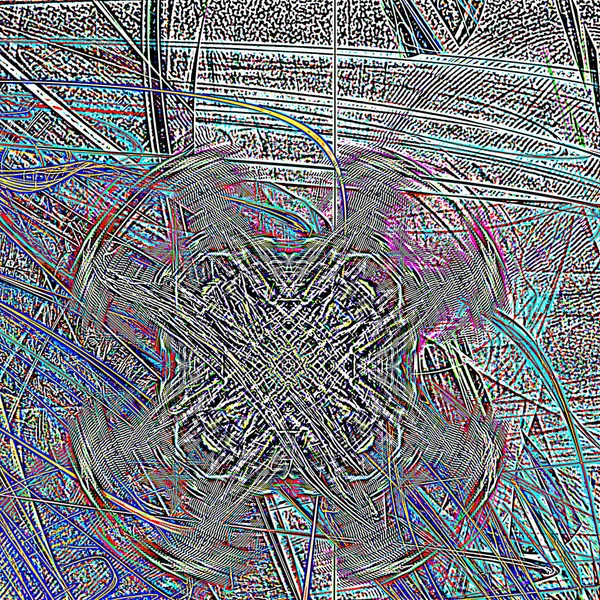 Fantasie chaotische kleurrijke fractale patroon. Abstracte fractale vormen. 3D rendering afbeelding achtergrond of behang — Stockfoto