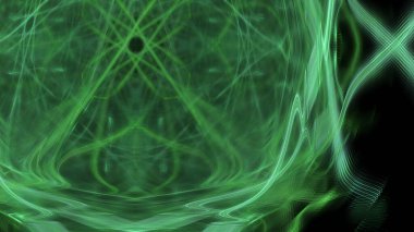 Fantezi kaotik renkli fraktal desen. Soyut Fraktal şekiller. 3D render resimde arka plan veya duvar kağıdı