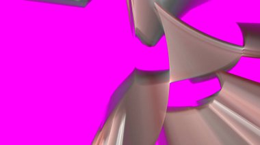 Fantezi kaotik renkli fraktal desen. Soyut Fraktal şekiller. 3D render resimde arka plan veya duvar kağıdı