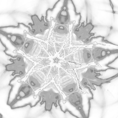 Fantezi kaotik renkli fraktal desen. Soyut Fraktal şekiller. 3D render resimde arka plan veya duvar kağıdı