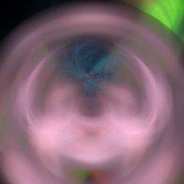 Fantezi kaotik renkli fraktal desen. Soyut Fraktal şekiller. 3D render resimde arka plan veya duvar kağıdı