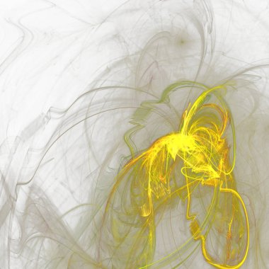 Fantezi kaotik renkli fraktal desen. Soyut Fraktal şekiller. 3D render resimde arka plan veya duvar kağıdı