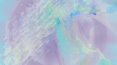 Fantezi kaotik renkli fraktal desen. Soyut Fraktal şekiller. 3D render resimde arka plan veya duvar kağıdı