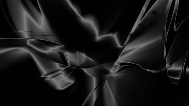 Fantezi kaotik renkli fraktal desen. Soyut Fraktal şekiller. 3D render resimde arka plan veya duvar kağıdı