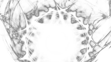 Fantezi kaotik renkli fraktal desen. Soyut Fraktal şekiller. 3D render resimde arka plan veya duvar kağıdı