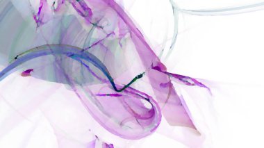 Fantezi kaotik renkli fraktal desen. Soyut Fraktal şekiller. 3D render resimde arka plan veya duvar kağıdı