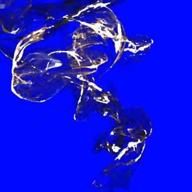 Fantezi kaotik renkli fraktal desen. Soyut Fraktal şekiller. 3D render resimde arka plan veya duvar kağıdı