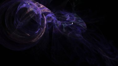 Fantezi kaotik renkli fraktal desen. Soyut Fraktal şekiller. 3D render resimde arka plan veya duvar kağıdı