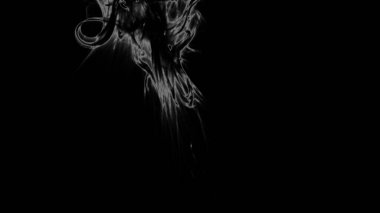 Fantezi kaotik renkli fraktal desen. Soyut Fraktal şekiller. 3D render resimde arka plan veya duvar kağıdı