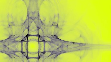 Fantezi kaotik renkli fraktal desen. Soyut Fraktal şekiller. 3D render resimde arka plan veya duvar kağıdı