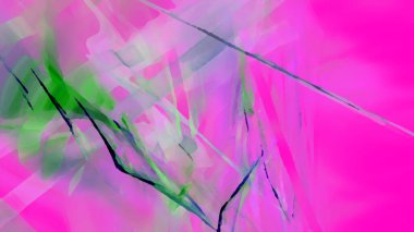 Fantezi kaotik renkli fraktal desen. Soyut Fraktal şekiller. 3D render resimde arka plan veya duvar kağıdı