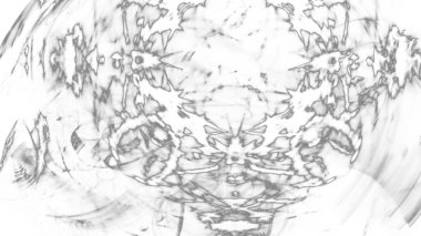 Fantezi kaotik renkli fraktal desen. Soyut Fraktal şekiller. 3D render resimde arka plan veya duvar kağıdı