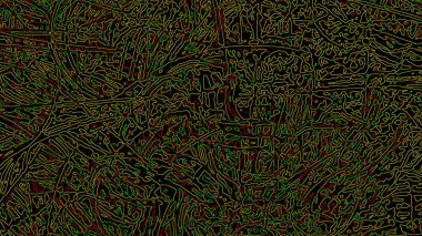 Fantezi kaotik renkli fraktal desen. Soyut Fraktal şekiller. 3D render resimde arka plan veya duvar kağıdı