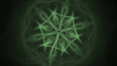 Fantezi kaotik renkli fraktal desen. Soyut Fraktal şekiller. 3D render resimde arka plan veya duvar kağıdı