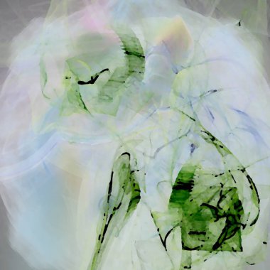 Fantezi kaotik renkli fraktal desen. Soyut Fraktal şekiller. 3D render resimde arka plan veya duvar kağıdı