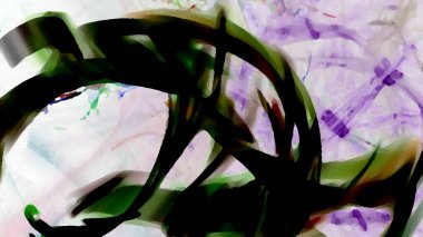 Fantezi kaotik renkli fraktal desen. Soyut Fraktal şekiller. 3D render resimde arka plan veya duvar kağıdı