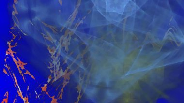 Fantezi kaotik renkli fraktal desen. Soyut Fraktal şekiller. 3D render resimde arka plan veya duvar kağıdı