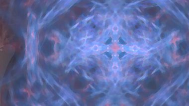 Fantezi kaotik renkli fraktal desen. Soyut Fraktal şekiller. 3D render resimde arka plan veya duvar kağıdı