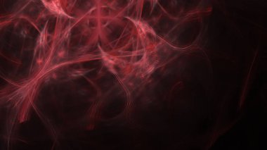 Fantezi kaotik renkli fraktal desen. Soyut Fraktal şekiller. 3D render resimde arka plan veya duvar kağıdı