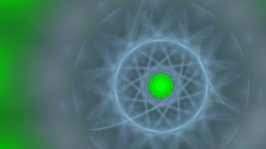 Fantezi kaotik renkli fraktal desen. Soyut Fraktal şekiller. 3D render resimde arka plan veya duvar kağıdı