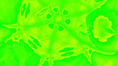 Fantezi kaotik renkli fraktal desen. Soyut Fraktal şekiller. 3D render resimde arka plan veya duvar kağıdı