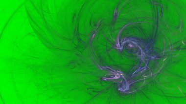 Fantezi kaotik renkli fraktal desen. Soyut Fraktal şekiller. 3D render resimde arka plan veya duvar kağıdı