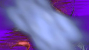 Fantezi kaotik renkli fraktal desen. Soyut Fraktal şekiller. 3D render resimde arka plan veya duvar kağıdı