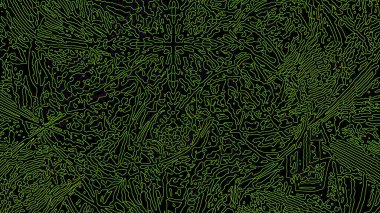 Fantezi kaotik renkli fraktal desen. Soyut Fraktal şekiller. 3D render resimde arka plan veya duvar kağıdı